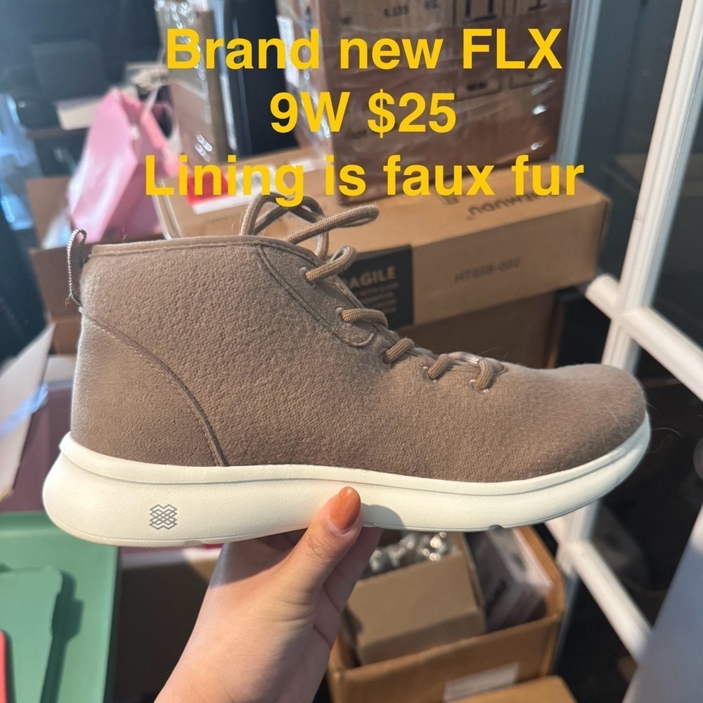 FLX Women's Casual Brown Sneakers